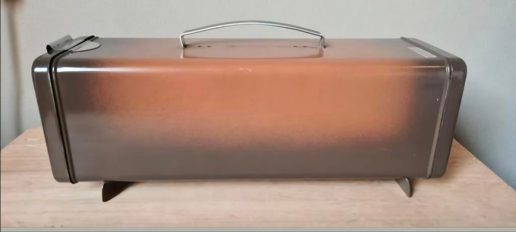 Vintage Brabantia bewaarblik voor ontbijtkoek., Ophalen of Verzenden