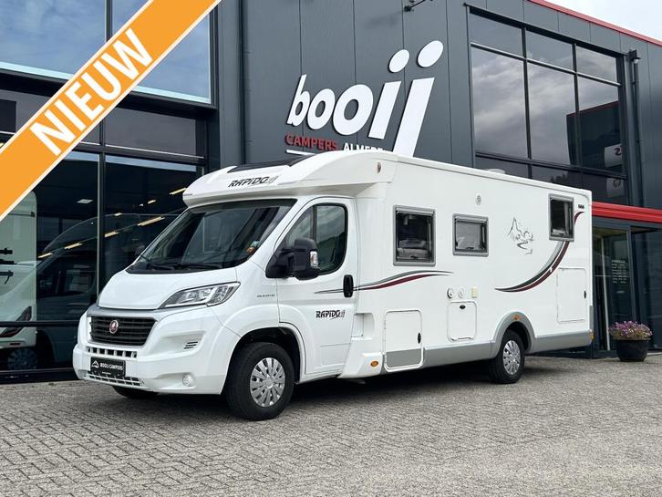 Rapido 666F, Caravans en Kamperen, Campers, tot en met 2, Half-integraal, Rapido, Fiat, Diesel, Handgeschakeld, Minder dan 3 maanden geleden