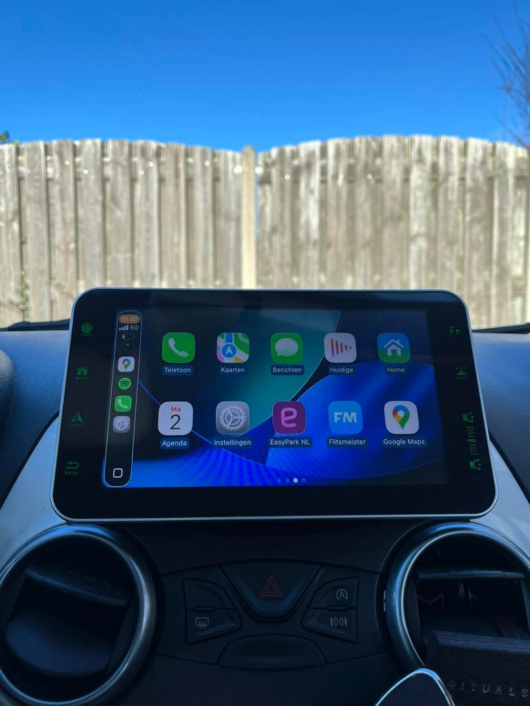 Autoradio 1din met carplay Android, Auto diversen, Autoradio's, Ophalen, Zo goed als nieuw