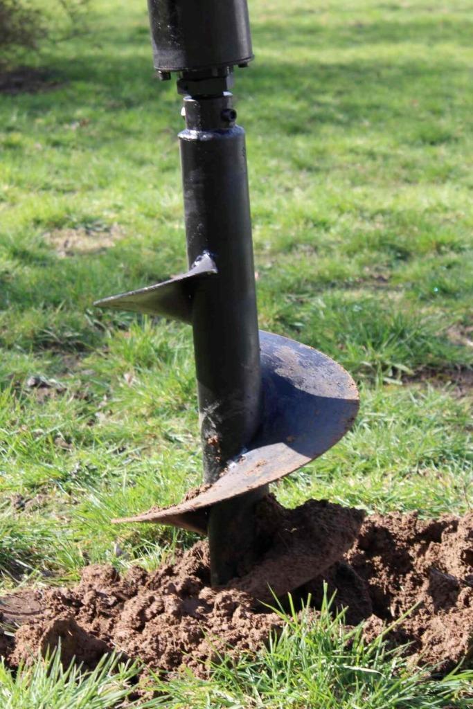 HYDRAULISCHE GRONDBOOR MET BOORDIAMETER VAN 200 MM VOOR HZC, Ophalen of Verzenden, Gebruikt, Grondboor