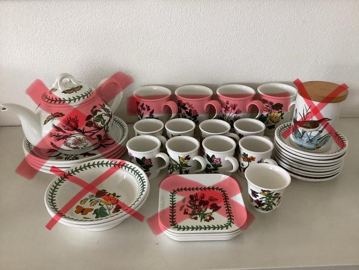 PORT MEIRION: kop en schotels, Huis en Inrichting, Keuken | Servies, Zo goed als nieuw, Kop(pen) en/of Schotel(s), Overige stijlen