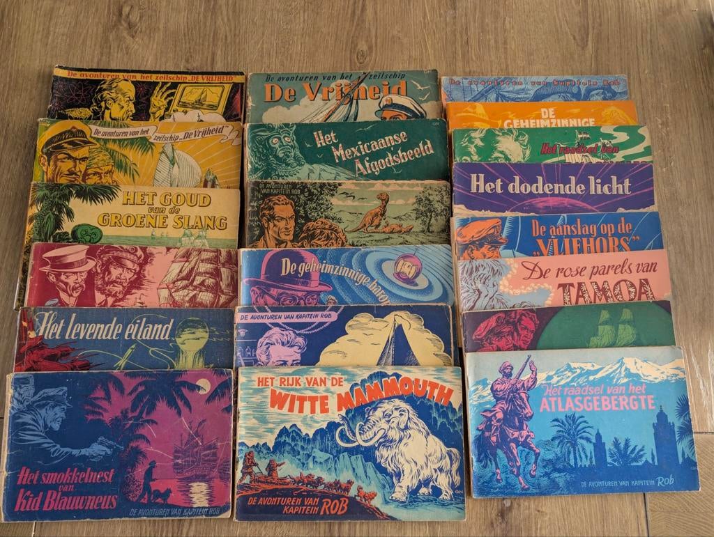20 delen van De avonturen van kapitein Rob, Meerdere stripboeken, Ophalen of Verzenden, Gelezen