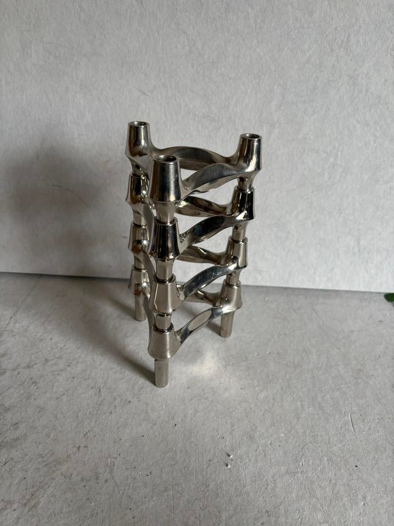 Stoff Nagel BMF vintage kandelaren set van 4 stuks, Ophalen of Verzenden