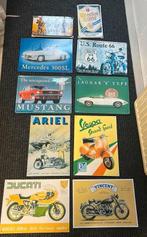 Sier reclameborden wandborden emaille&aluminium, zeer netjes, Ophalen, Zo goed als nieuw