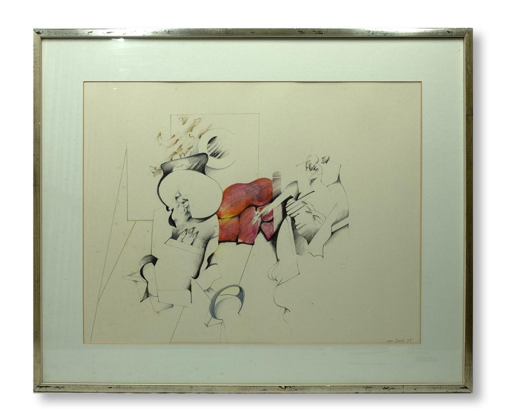 Pierre van Soest (1930-2001) - Compositie, Antiek en Kunst, Ophalen of Verzenden