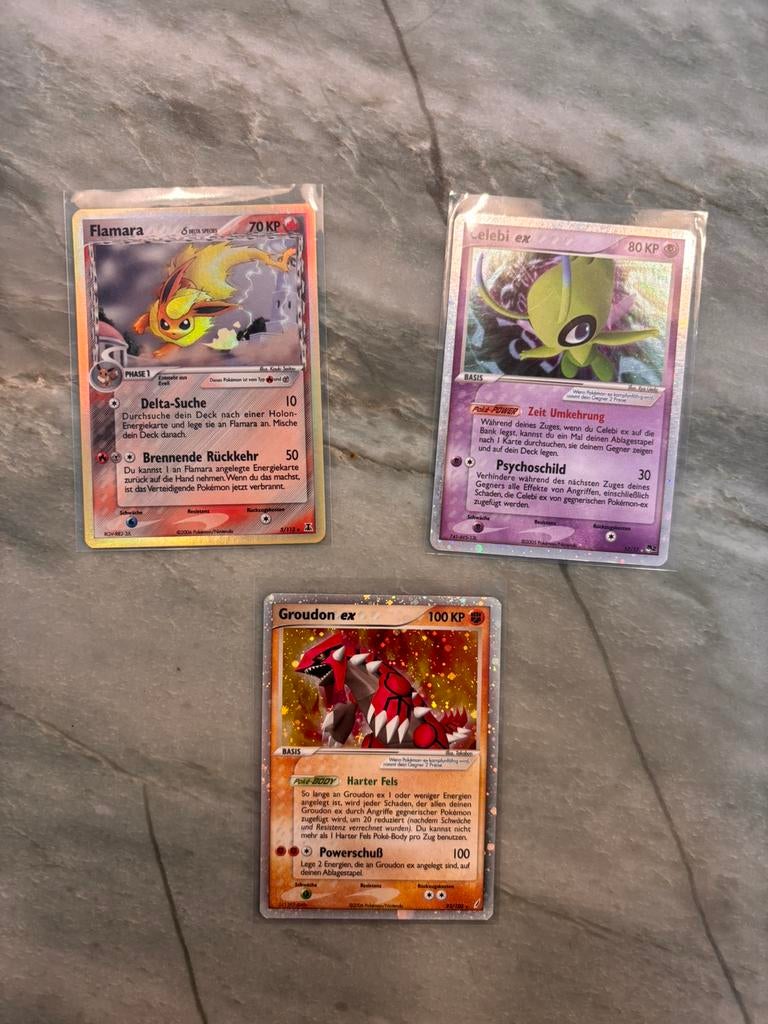 Pokémon Kaarten (2005/2006) Delta Species, Ophalen of Verzenden, Zo goed als nieuw, Meerdere kaarten, Foil