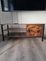 TV meubel kastje industrieel design, Huis en Inrichting, Overige houtsoorten, 100 tot 150 cm, Ophalen of Verzenden, Zo goed als nieuw