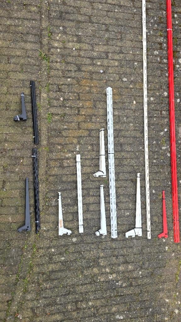 Sterk wandrailsysteem voor rekken, kasten en opslag, Ophalen, Gebruikt