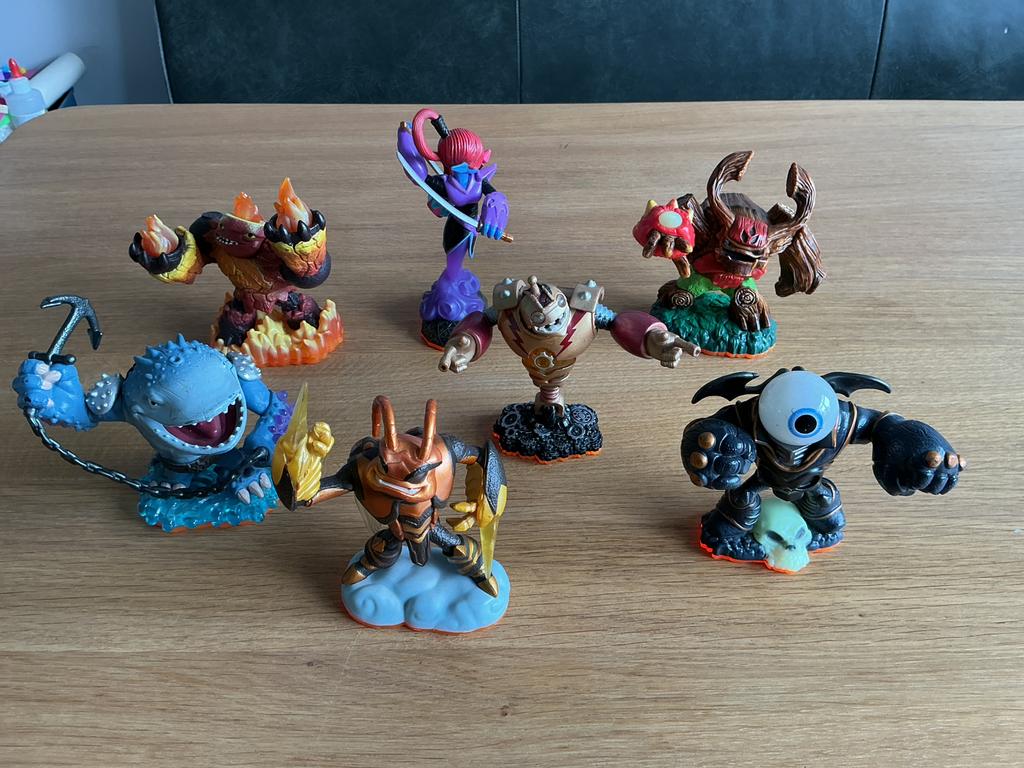 Skylanders figuren, Avontuur en Actie, 2 spelers, Ophalen of Verzenden, Zo goed als nieuw