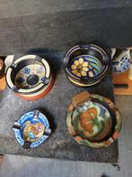 4 stuks plateel, Ophalen of Verzenden