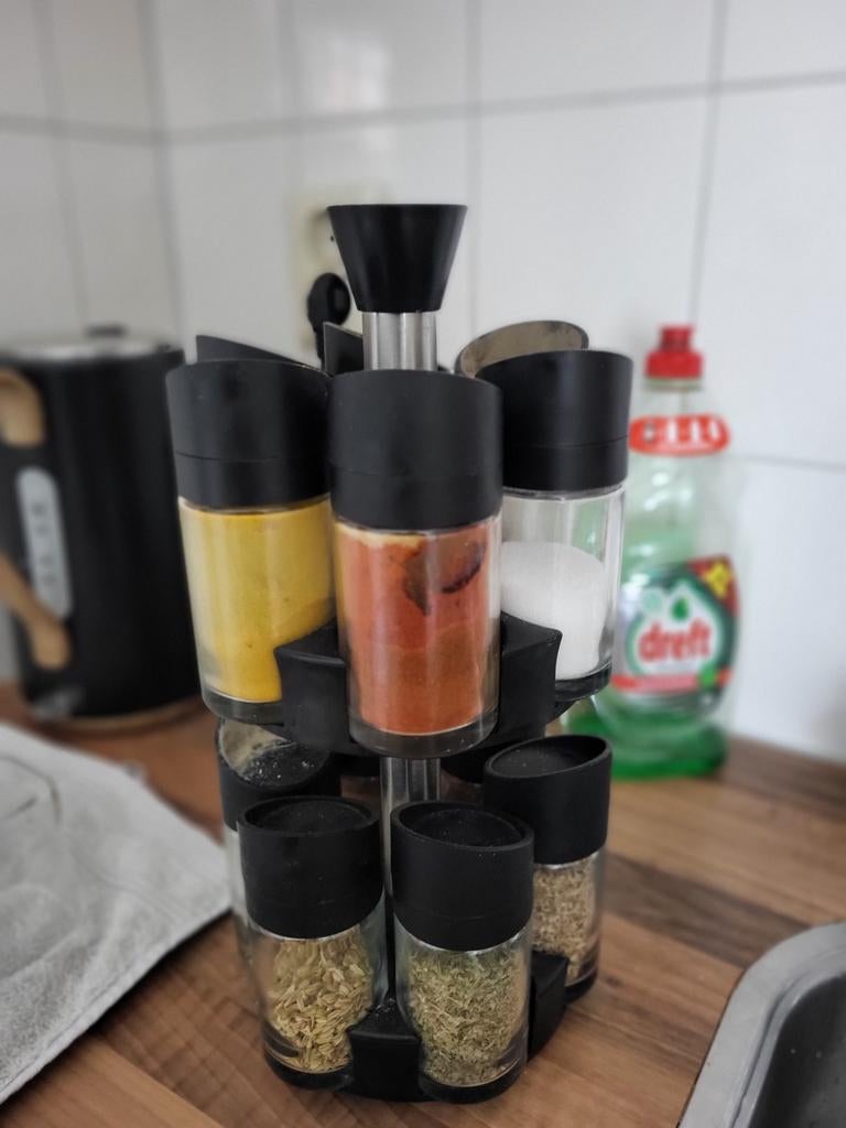 Aminno Kruidenrek met 12 potjes 💫, Huis en Inrichting, Keuken | Keukenbenodigdheden, Ophalen of Verzenden, Zo goed als nieuw