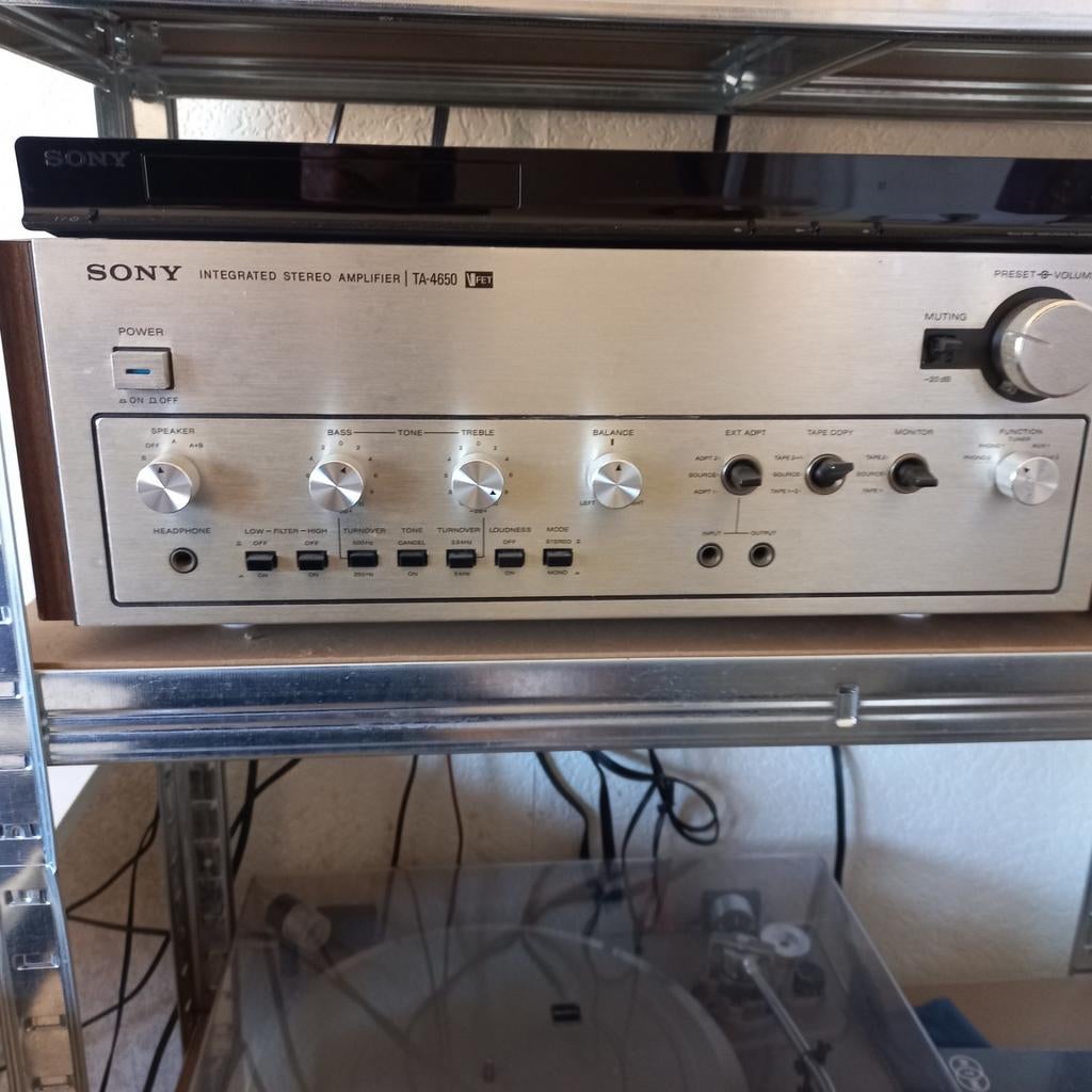 Sony versterker  TA 4650, Audio, Tv en Foto, Ophalen of Verzenden, Gebruikt, Sony