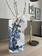 Paper Vase Delftsblauw Pepe Heykoop, Huis en Inrichting, Overige kleuren, Ophalen of Verzenden, Minder dan 50 cm, Glas