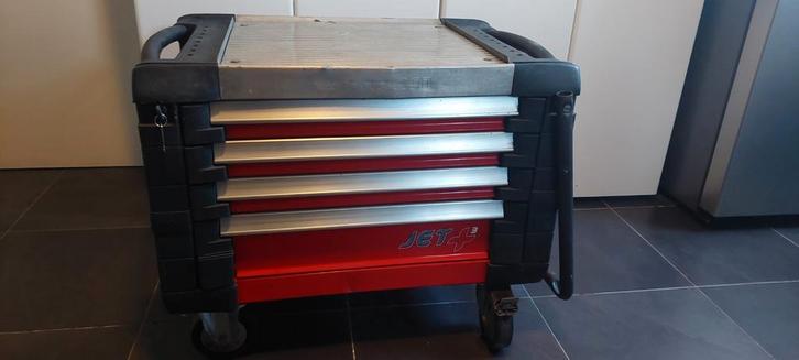 Facom Jet 3+ gereedschapswagen met kwaliteitsgereedschap, Doe-het-zelf en Verbouw, Gereedschapskisten, Gebruikt, Gevuld, Ophalen