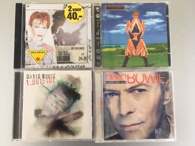 4 CD's David Bowie, Ophalen of Verzenden, Gebruikt