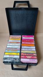 cassettebox met 24 muziekcassettes Rock, Jazz en soul muziek, Cd's en Dvd's, Gebruikt, 2 t/m 25 bandjes, Ophalen of Verzenden