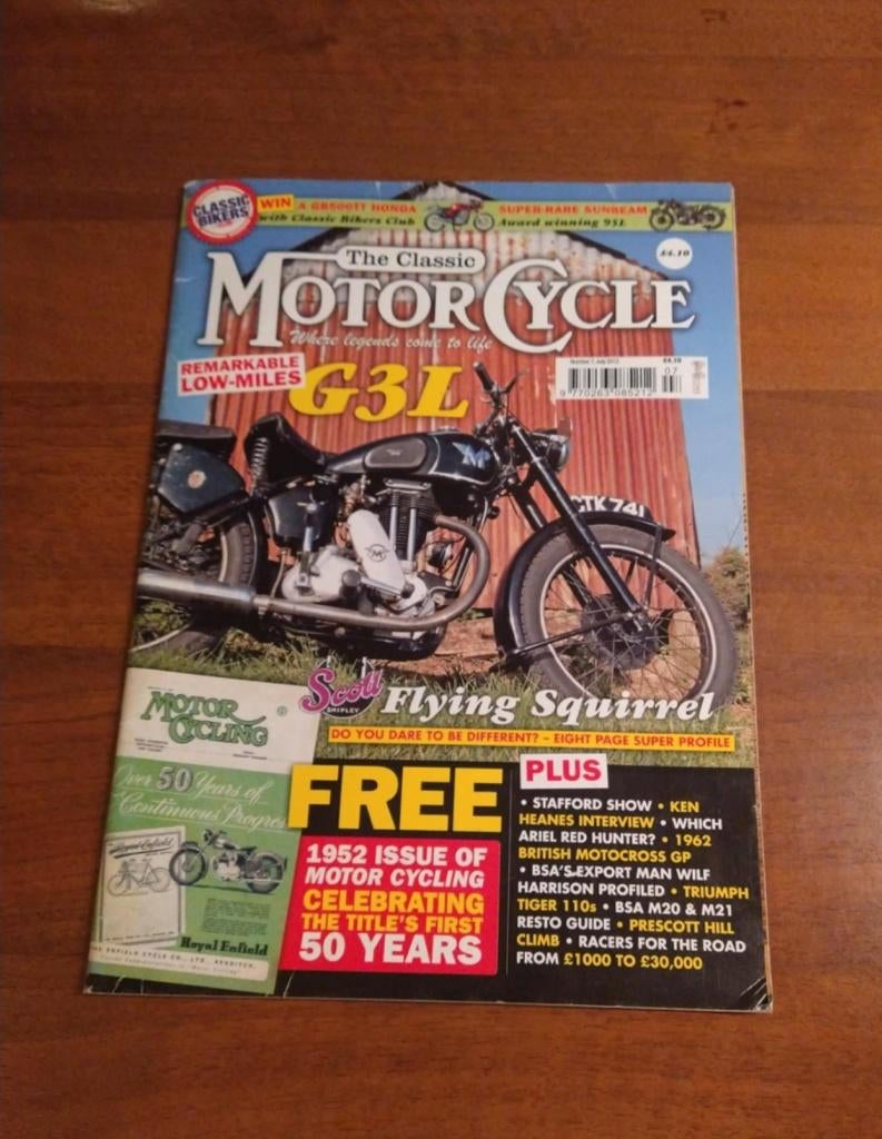 The Classic Motorcycle juli 2012, Verzenden, Gelezen