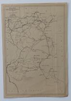 Gedetailleerde kaart Tunesië, E. Girard Parijs, Overige gebieden, E. Girard, Ophalen of Verzenden, 1800 tot 2000