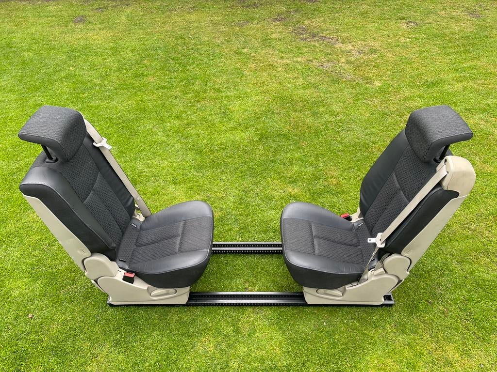 2 Stoelen + gordel uitneembaar zelfbouw Camler,Bus,Oldtimer, Auto-onderdelen, Interieur en Bekleding, Oldtimer onderdelen, Overige automerken