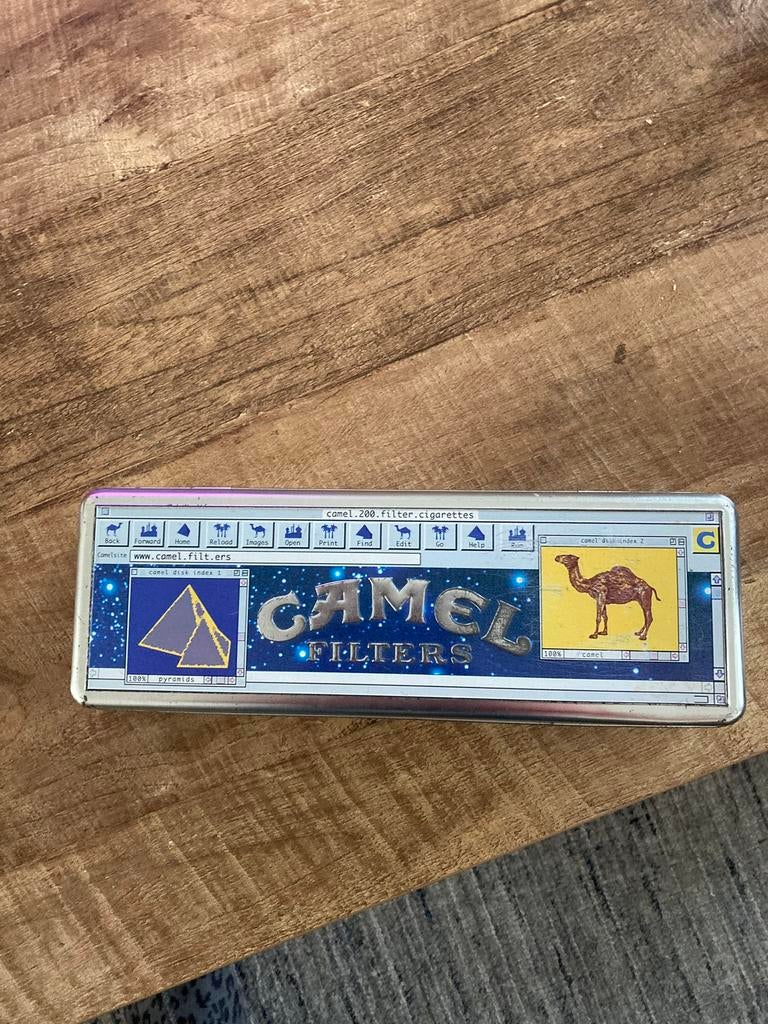 Blik Camel sigaretten (LEEG), Ophalen of Verzenden, Gebruikt, Overige