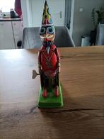 Vintage Opwindbaar Blikken Speelgoed Eend met Hoed, Antiek en Kunst, Ophalen