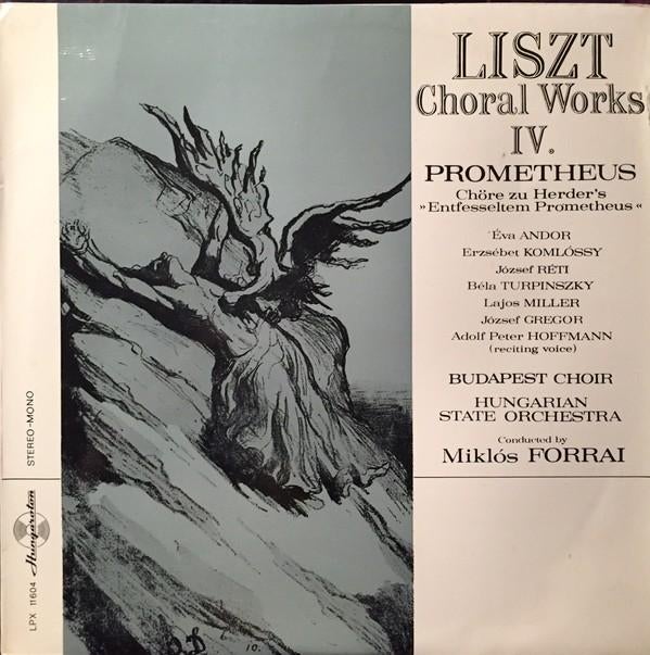 LP - Liszt ‎– Choral Works IV. - Prometheus, Kamermuziek, Ophalen of Verzenden, Zo goed als nieuw, 12 inch