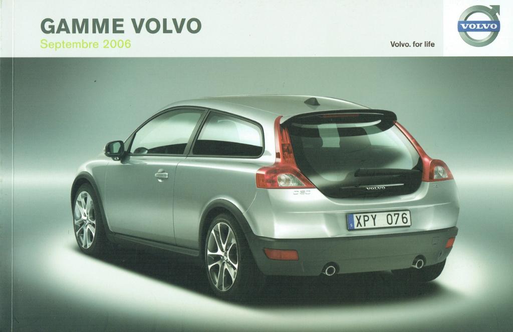 Folder Volvo modellen (Franse uitgave - 2006), Verzenden, Zo goed als nieuw, Volvo
