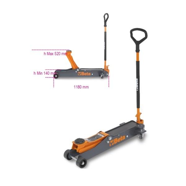 Hydraulische krik, 3t Beta lange versie, Verzenden, Nieuw, Beta Benelux BV, Info@betabenelux.nl