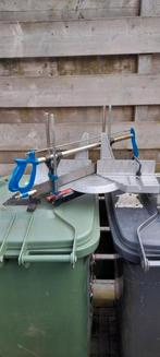 Verstekzaag in goede staat 2 x  45 graden, Ophalen of Verzenden, 1200 watt of meer, Afkortzaag, 70 mm of meer