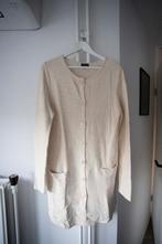 Beige / crème lang vest Bloomings maat M, Maat 38/40 (M), Beige, Ophalen of Verzenden, Zo goed als nieuw