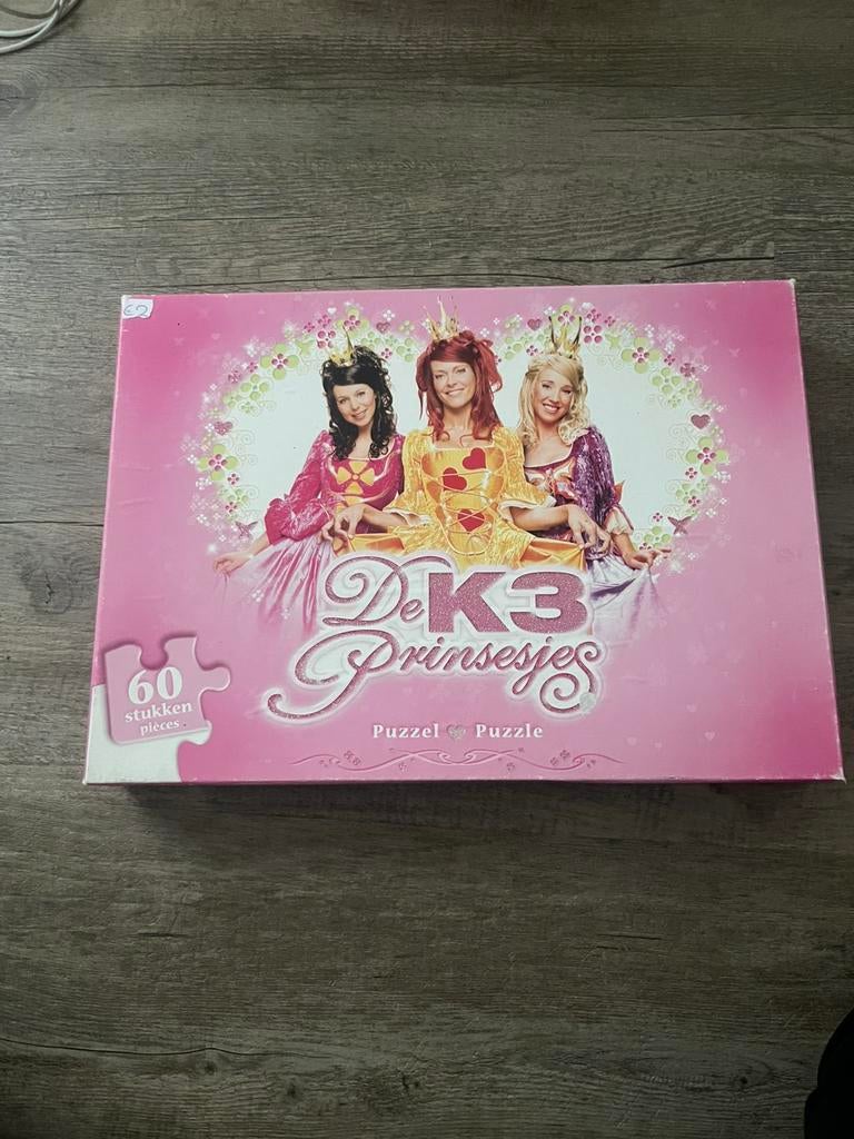 Puzzel k3, Ophalen, Meer dan 50 stukjes, Zo goed als nieuw, 4 tot 6 jaar