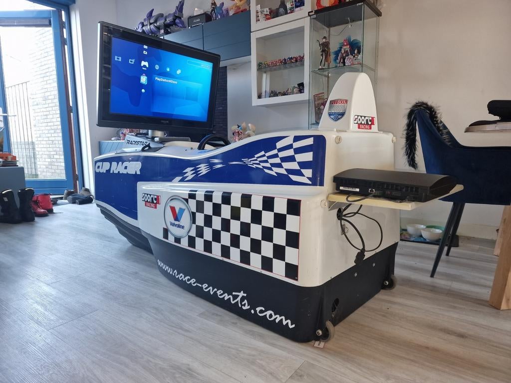 Complete Race Simulator met Logitech G25 & 2x PS3, Spelcomputers en Games, Ophalen, Gebruikt