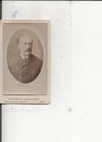 CdV Paris Man met grote snor, Ophalen of Verzenden, Voor 1920, Ongelopen, Frankrijk