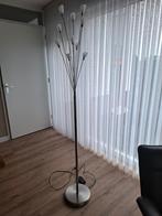 Staande lamp met dimmer en 10 dimbare LED-lampjes, Ophalen, Zo goed als nieuw, Glas, Modern