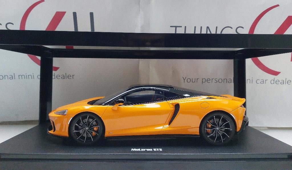 GT Spirit 1:18 McLaren GTS 2025 oranje/zwart nieuw, Hobby en Vrije tijd, Modelauto's | 1:18, Ophalen of Verzenden, Nieuw, Auto