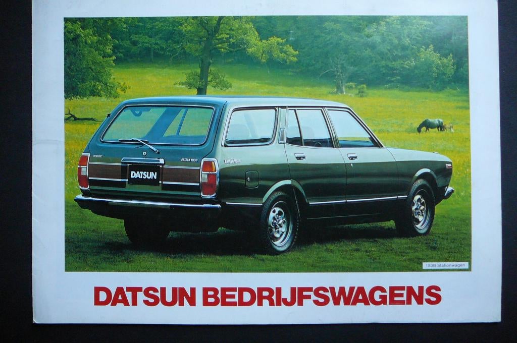 Brochure Datsun bedrijfswagens 1987, Ophalen of Verzenden, Gelezen, Overige merken
