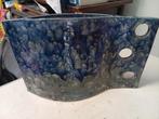 Design handgemaakte keramische vaas - Blauw, Ophalen of Verzenden
