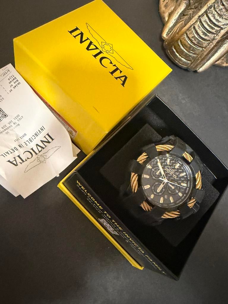 Invicta heren horloge, Overige merken, Overige materialen, Polshorloge, Overige materialen