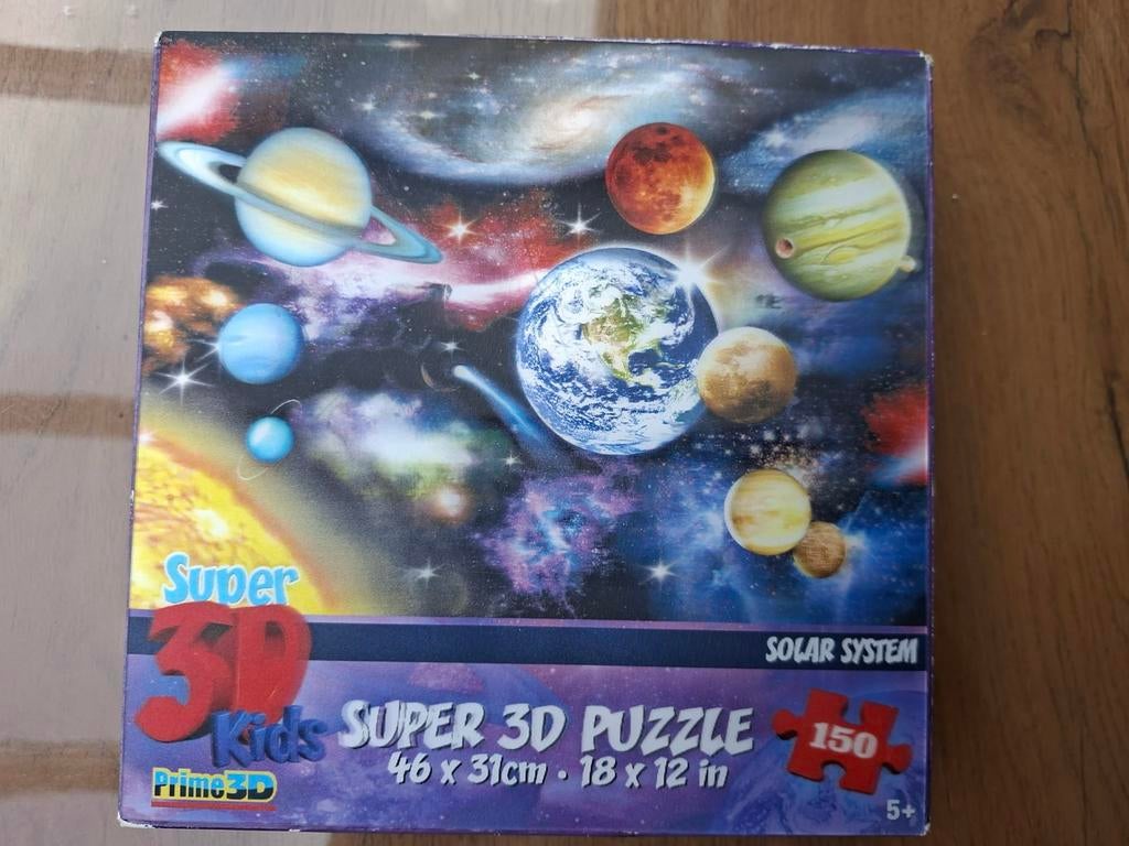 Puzzel 3D planeten Howard Robinson, Ophalen of Verzenden, Meer dan 50 stukjes, Gebruikt, 6 jaar of ouder