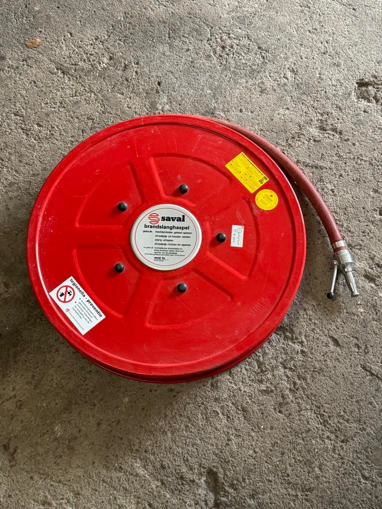 Saval brandslanghaspel, Ophalen of Verzenden, Gebruikt, Overige typen, Overige soorten