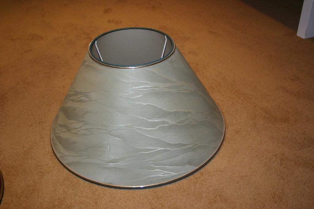 2 Lampenkappen Lampen led verlichting schemerlamp lampenkap, 25 tot 50 cm, Rond, Ophalen of Verzenden, Zo goed als nieuw