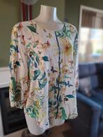 Gerry Weber wildlife top creme groen kleurrijk 46, Overige kleuren, Verzenden, Maat 46/48 (XL) of groter, Zo goed als nieuw
