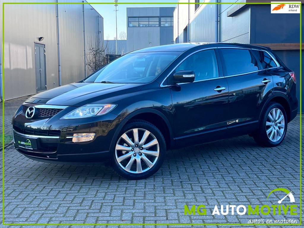 Mazda CX-9 3.7 GT-L | Leder | Climate | Cruise | Trekhaak, Auto's, Mazda, Automaat, Euro 5, Gebruikt, Zwart