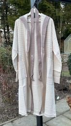 Wafel badjassen XL met capuchon - gebroken wit/taupe, Ophalen of Verzenden, Nieuw