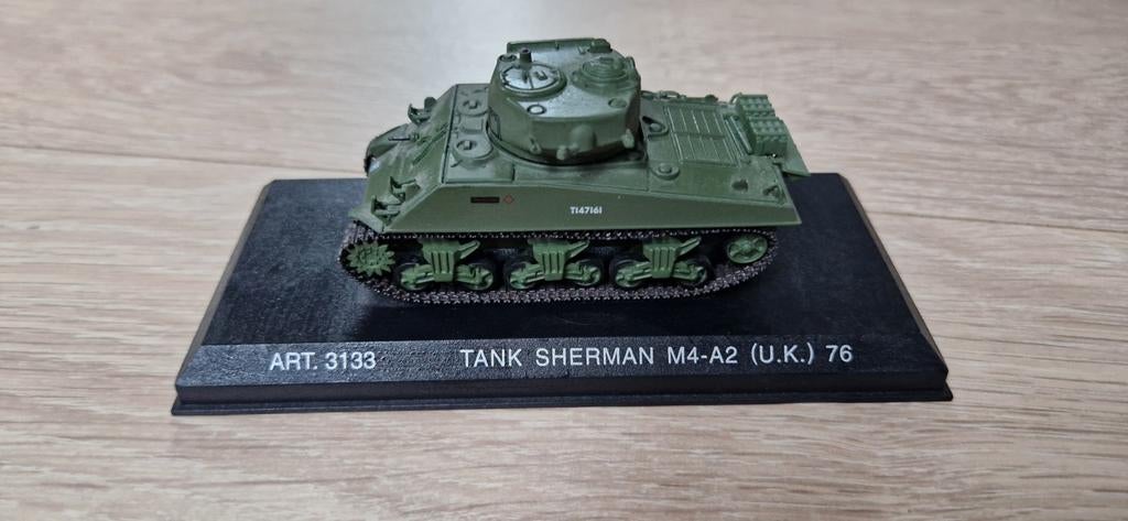 Tank Sherman M4-A2 (U.K.) 76 model, Ophalen of Verzenden