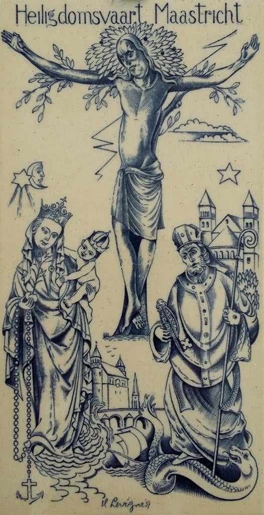 1937 Heiligdomsvaart Maastricht Sphinx Sterre Zee Servatius, Antiek en Kunst, Ophalen of Verzenden