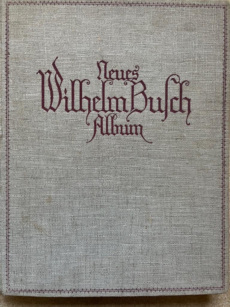 Boek striptekenaar Wilhelm Busch uit begin 20e eeuw, Boeken, Eén stripboek, Wilhelm Busch, Ophalen, Gelezen