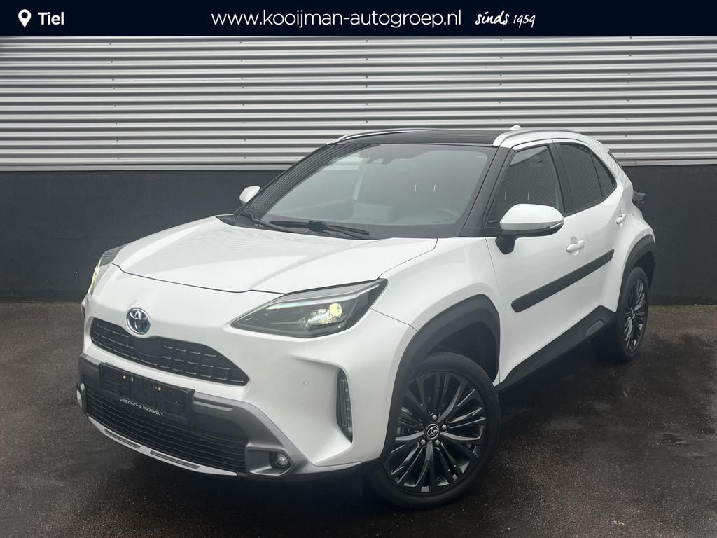 Toyota Yaris Cross 1.5 Hybrid Adventure AWD Panoramadak, Sto, Auto's, Toyota, Gebruikt, Wit, 1490 cc, Hybride Elektrisch/Benzine