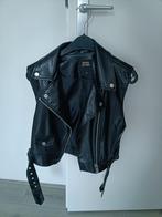 Stoer leren gilet met gesp voor dames - Seven Sisters, Seven Sisters, Zwart, Ophalen of Verzenden, Zo goed als nieuw
