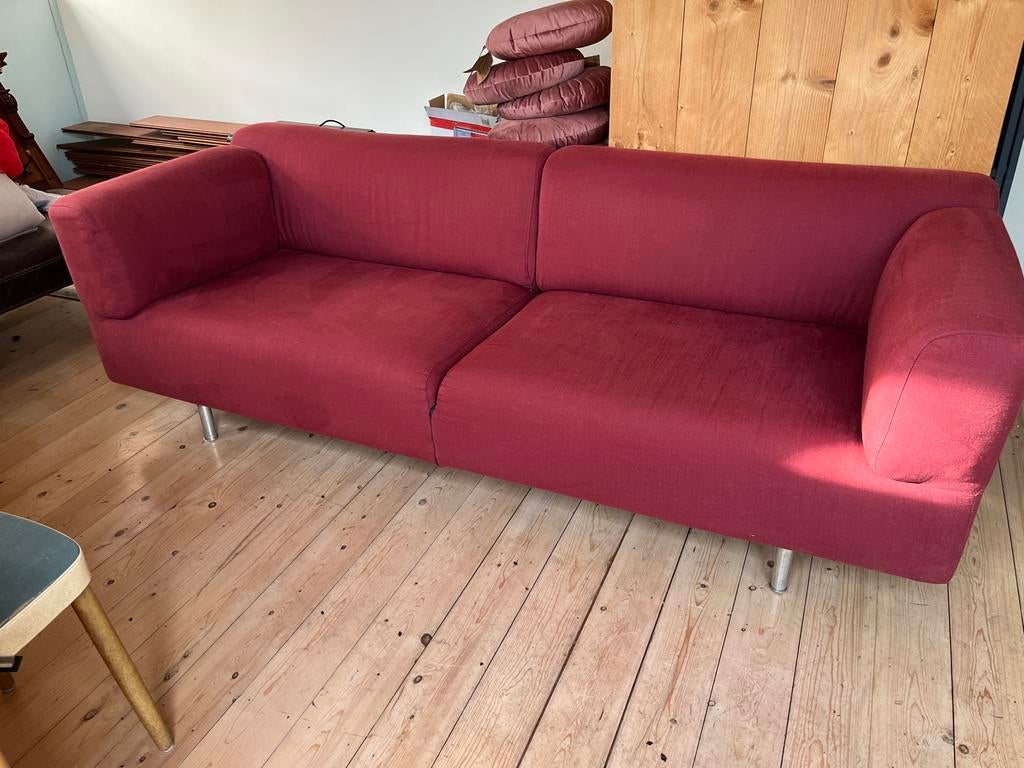 Driezitsbank Cassina Met, Ophalen, Gebruikt, Tweepersoons, 75 tot 100 cm